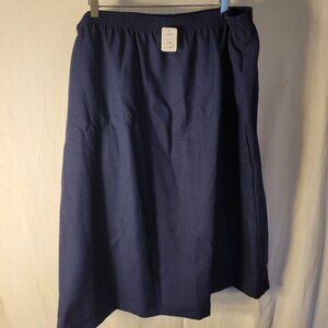 Women's Size 28W Navy Skirt by Bendover -- ITEM #1672